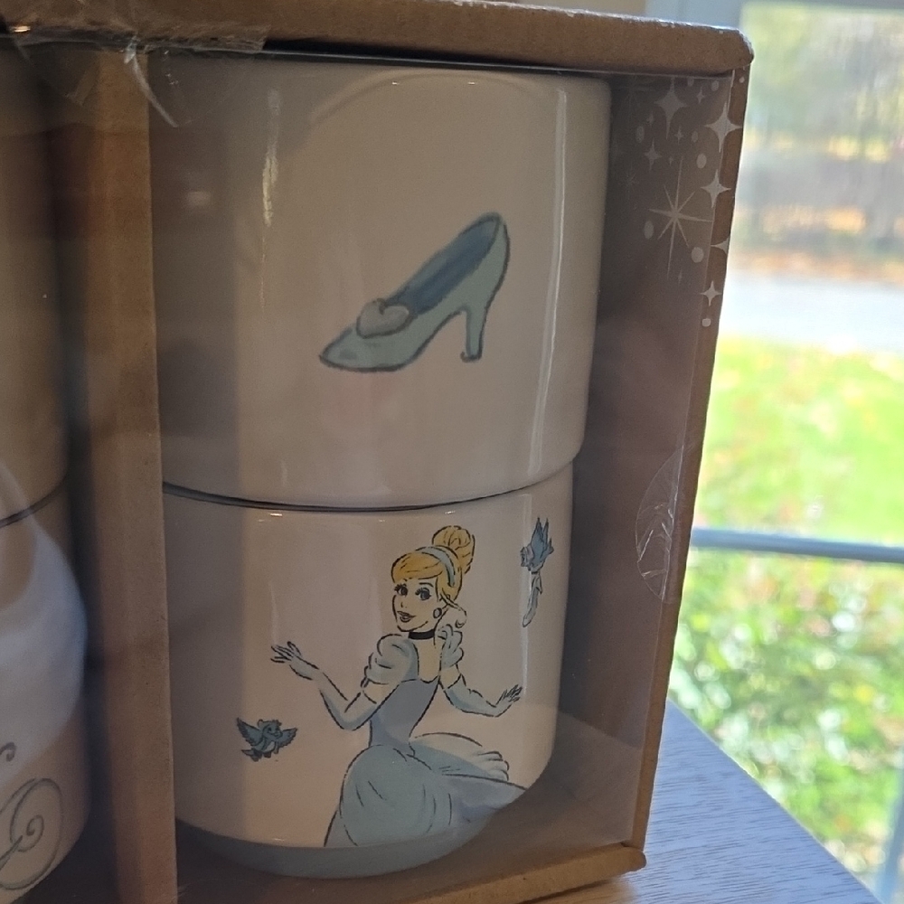 Rae Dunn Cinderella Themed Ceramic Ramekin Set - Picture 8 of 8